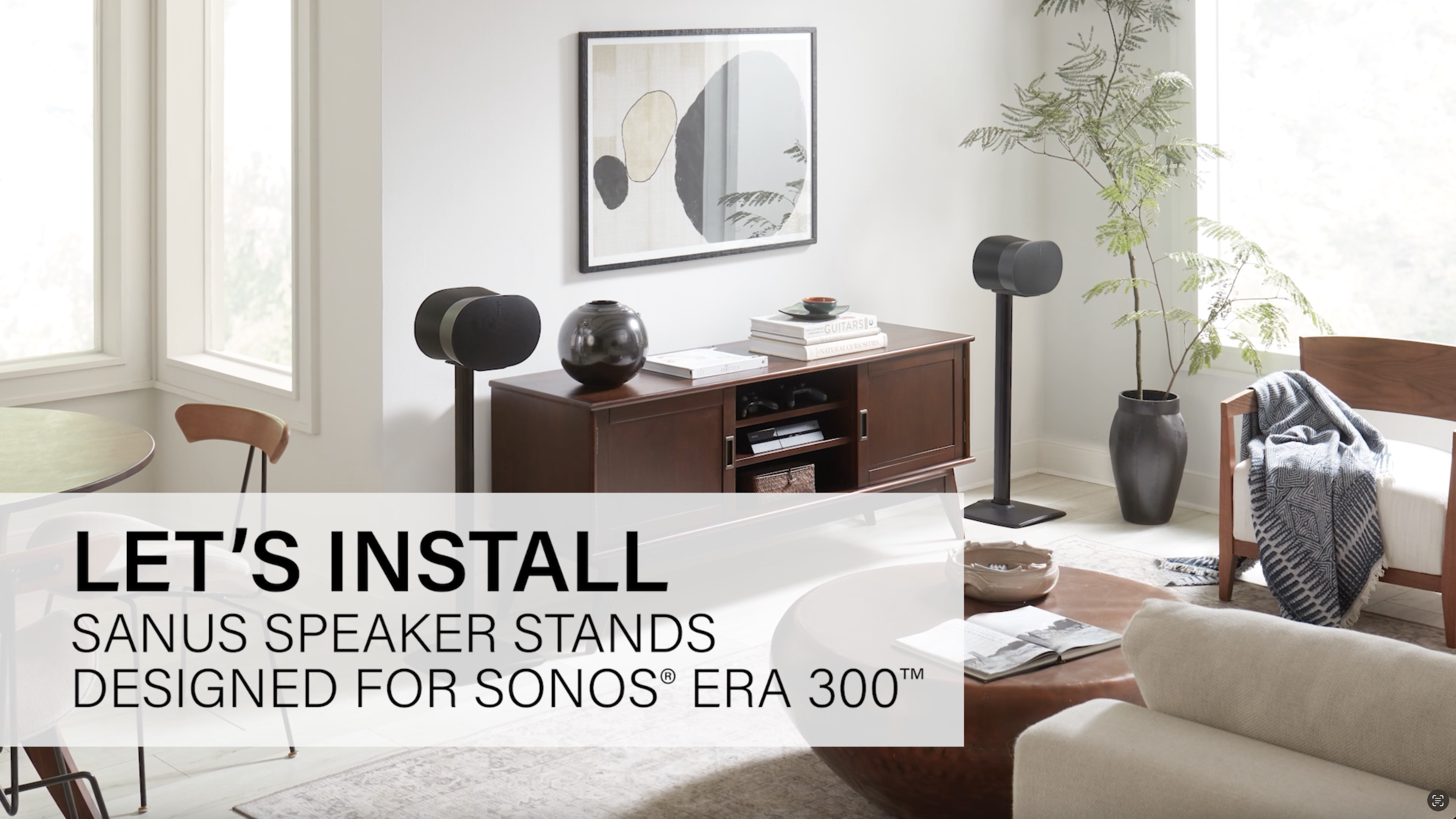 Amazon.com: Sanus Wireless Speaker Stands for Sonos ERA 300
